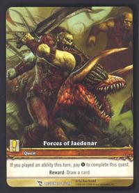 warcraft tcg extended art forces of jaedenar ea