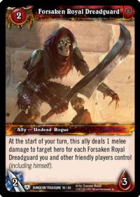 warcraft tcg dungeon deck treasure forsaken royal dreadguard