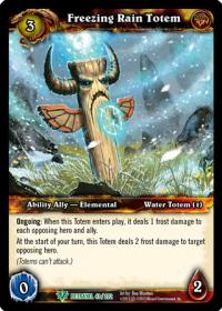 warcraft tcg betrayal of the guardian freezing rain totem