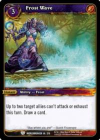 warcraft tcg worldbreaker frost wave