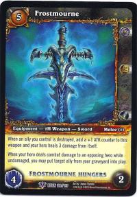 warcraft tcg reign of fire frostmourne