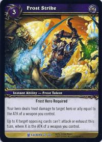 warcraft tcg icecrown frost strike