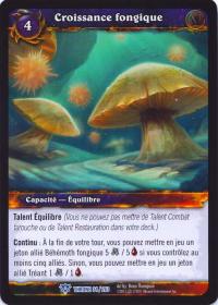 warcraft tcg throne of the tides french fungal growth french