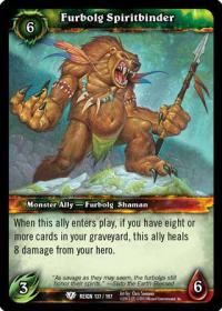 warcraft tcg reign of fire furbolg spiritbinder