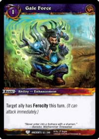 warcraft tcg war of the ancients gale force