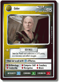 star trek 1e reflections 1 galen foil