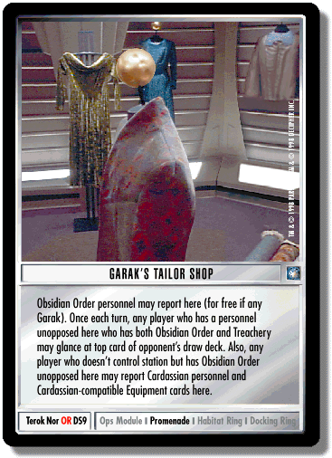 Garak's Tailor Shop