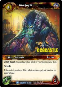 warcraft tcg war of the elements gargoyle