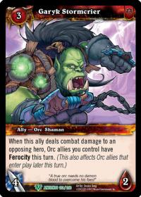 warcraft tcg war of the ancients garyk stormcrier