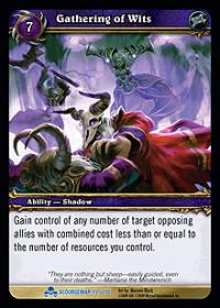 warcraft tcg scourgewar gathering of wits