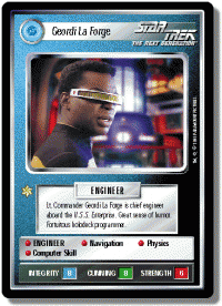 star trek 1e reflections 1 geordi la forge foil