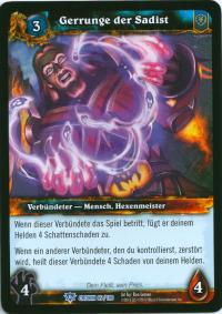 warcraft tcg crown of the heavens foreign gerrunge the sadist german