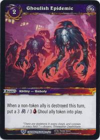 warcraft tcg caverns of time ghoulish epidemic