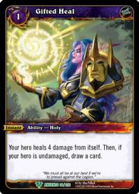 warcraft tcg war of the ancients gifted heal