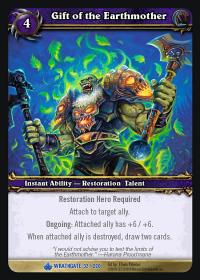 warcraft tcg wrathgate gift of the earthmother