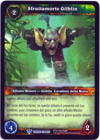 warcraft tcg throne of the tides italian gilblin deathscrounger italian