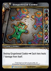 warcraft tcg feast of winter veil gingerbread cookie