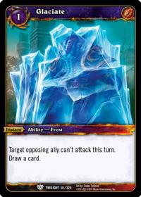 warcraft tcg twilight of the dragons glaciate