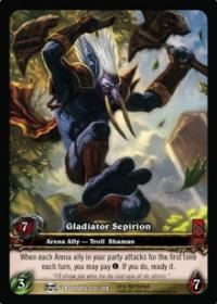 warcraft tcg extended art gladiator sepirion ea