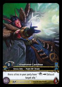 warcraft tcg extended art gladiator lanthus ea