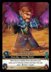 warcraft tcg extended art gladiator ryno ea