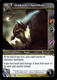 warcraft tcg drums of war gladiator s spellblade