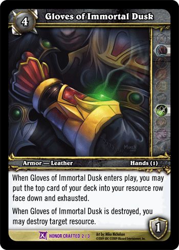 Gloves of Immortal Dusk