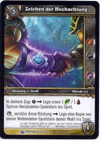 warcraft tcg wrathgate gloves of token respect german