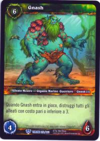 warcraft tcg throne of the tides italian gnash italian