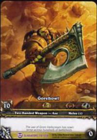 warcraft tcg extended art gorehowl ea