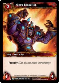 warcraft tcg worldbreaker gorz blazefist