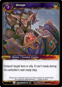 warcraft tcg class deck 2013 spring gouge cd