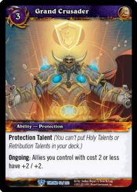 warcraft tcg throne of the tides grand crusader