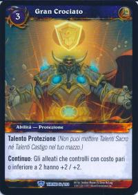 warcraft tcg throne of the tides italian grand crusader italian