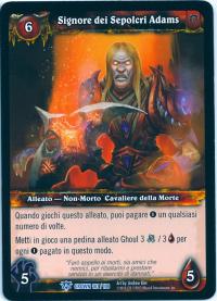 warcraft tcg crown of the heavens foreign gravelord adams italian