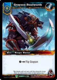 warcraft tcg war of the elements grayson steelworth