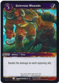 warcraft tcg caverns of time grievous wounds