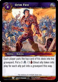 warcraft tcg battle of aspects grim fate