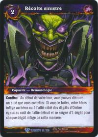 warcraft tcg war of the elements french grim harvest french