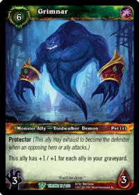 warcraft tcg throne of the tides grimnar