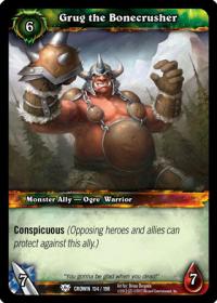 warcraft tcg crown of the heavens grug the bonecrusher