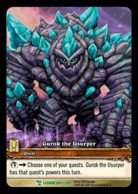 warcraft tcg extended art gurok the usurper ea