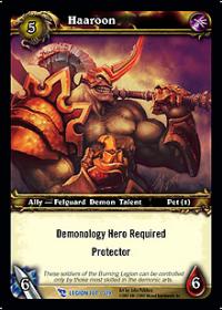 warcraft tcg march of legion haaroon