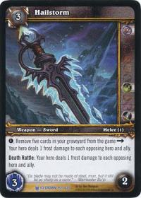 warcraft tcg icecrown hailstorm