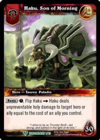 warcraft tcg class deck 2013 spring haku son of morning