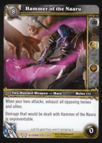 warcraft tcg the hunt for illidan hammer of the naaru