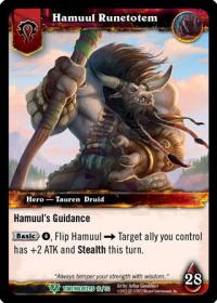 warcraft tcg war of the ancients hamuul runetotem standard