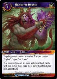 warcraft tcg war of the ancients hands of deceit