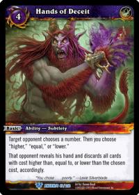 warcraft tcg war of the ancients hands of deceit