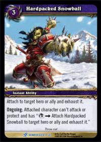 warcraft tcg feast of winter veil hardpacked snowball